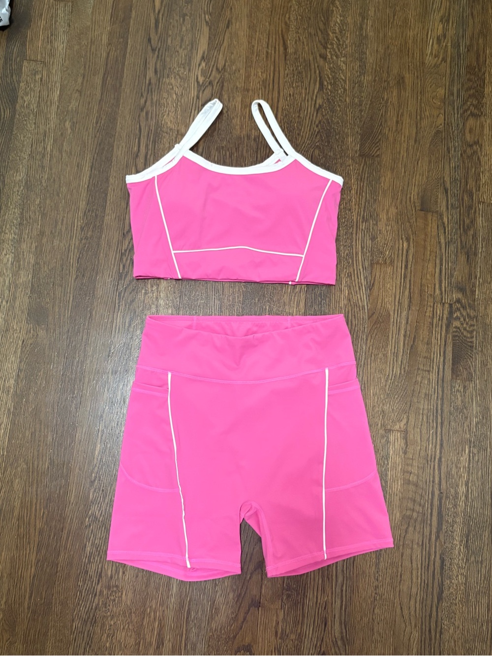NWOT Pink Workout Set